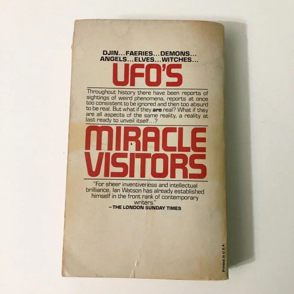 Vtg Miracle Visitors by Ian Watson and  The Galactic Invaders by James R Berry - Picture 11 of 16